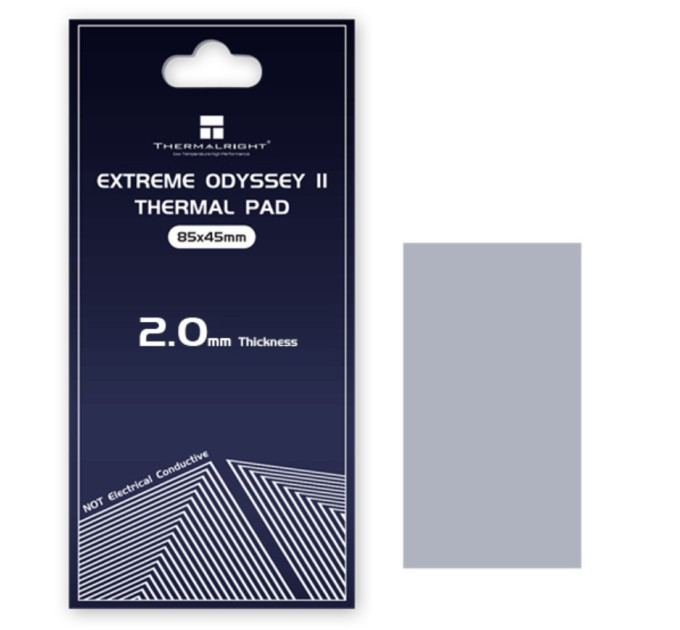 Термопрокладка Thermalright Extreme Odyssey II Thermal Pad 14.8 W/m 85x45x2 мм Термопрокладка Thermalright Extreme Odyssey II Thermal Pad 14.8 W/m 85x45x2 мм