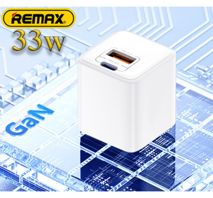 Зарядний пристрій 33W REMAX Batt Series PD+QC Multi-Compatible Fast Charger RP-U26 Білий Зарядний пристрій 33W REMAX Batt Series PD+QC Multi-Compatible Fast Charger RP-U26 Білий