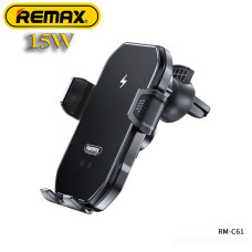 Автодержатель с беспроводной зарядкой REMAX Tinsm Series 15W Wireless Charging Car Holder RM-C61 15W Автодержатель с беспроводной зарядкой REMAX Tinsm Series 15W Wireless Charging Car Holder RM-C61 15W