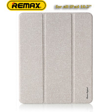 Чехол REMAX Chan Series Leather Case PT-10 for all iPad 10.2“ (2019-2022) бежевый + отсек для стилуса Чехол REMAX Chan Series Leather Case PT-10 for all iPad 10.2“ (2019-2022) бежевый + отсек для стилуса