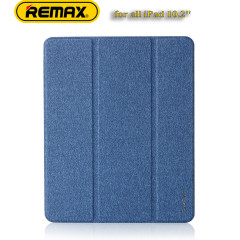 Чохол REMAX Chan Series Leather Case PT-10 for all iPad 10.2“ (2019-2022) синій + відсік для стілусу Чохол REMAX Chan Series Leather Case PT-10 for all iPad 10.2“ (2019-2022) синій + відсік для стілусу