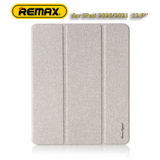 Чехол REMAX Chan Series Leather Case PT-10 for iPad Pro 12.9“ (2019-2022) бежевый + отсек для стилуса Чехол REMAX Chan Series Leather Case PT-10 for iPad Pro 12.9“ (2019-2022) бежевый + отсек для стилуса