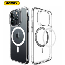 Прозрачный чехол iPhone 14 Pro Max MagSafe Remax Crys Series Magsafe Magnetic Phone Case RM-1690 Прозрачный чехол iPhone 14 Pro Max MagSafe Remax Crys Series Magsafe Magnetic Phone Case RM-1690