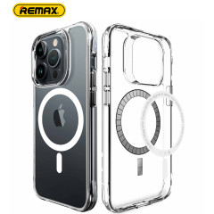 Прозорий чохол iPhone 14 Pro Max MagSafe Remax Crys Series Magsafe Magnetic Phone Case RM-1690 Прозорий чохол iPhone 14 Pro Max MagSafe Remax Crys Series Magsafe Magnetic Phone Case RM-1690