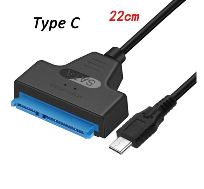 Перехідник SATA - Type-C до SSD-HDD Диску 2.5““ SmartGo Перехідник SATA - Type-C до SSD-HDD Диску 2.5““ SmartGo