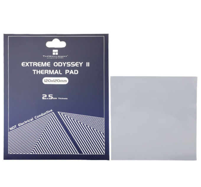 Термопрокладка Thermalright EXTREME ODYSSEY II 120x120x2.5мм 14.8 W/mK Термопрокладка Thermalright EXTREME ODYSSEY II 120x120x2.5мм 14.8 W/mK