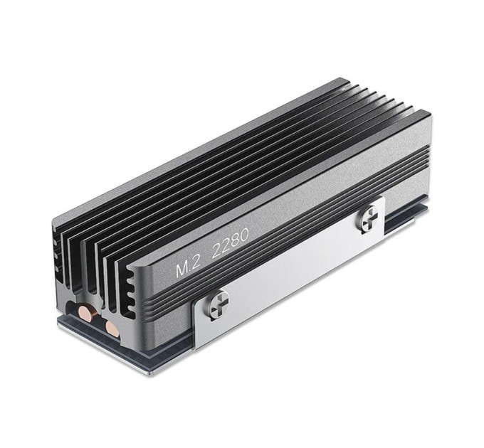 Радіатор охолодження SSD M.2 2280 + термопрокладки Coolleo CL-SSD-V3 Silver Радіатор охолодження SSD M.2 2280 + термопрокладки Coolleo CL-SSD-V3 Silver