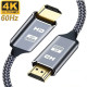 Кабель HDMI  - HDMI V2.1 4К 60Hz 1м  Kebidumei Gold SmartGo