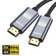 Кабель HDMI - HDMI V2.1 8К 60Hz 2м Kebidumei Gold SmartGo Кабель HDMI - HDMI V2.1 8К 60Hz 2м Kebidumei Gold SmartGo