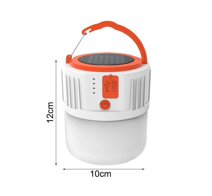 Портативна лампа з сонячною батареєю та Power Bank