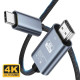 Кабель Type-C to HDMI SmartGo 4K 2м V1 
