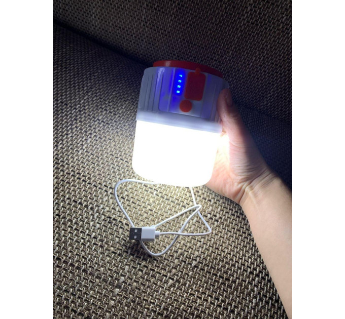 Портативна лампа з сонячною батареєю та Power Bank