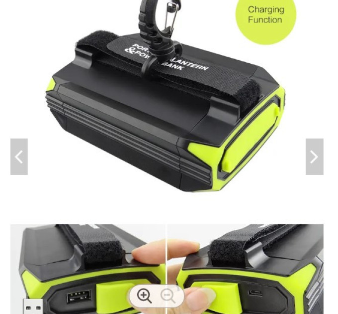 Кемпінговий ліхтар Power Bank BS-3600