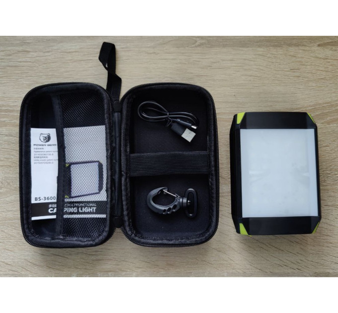 Кемпінговий ліхтар Power Bank BS-3600