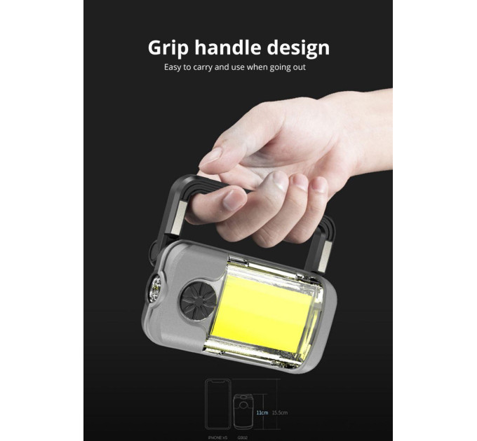 Кемпінговий ліхтар Power Bank з регулюванням яскравості Worklight S-301