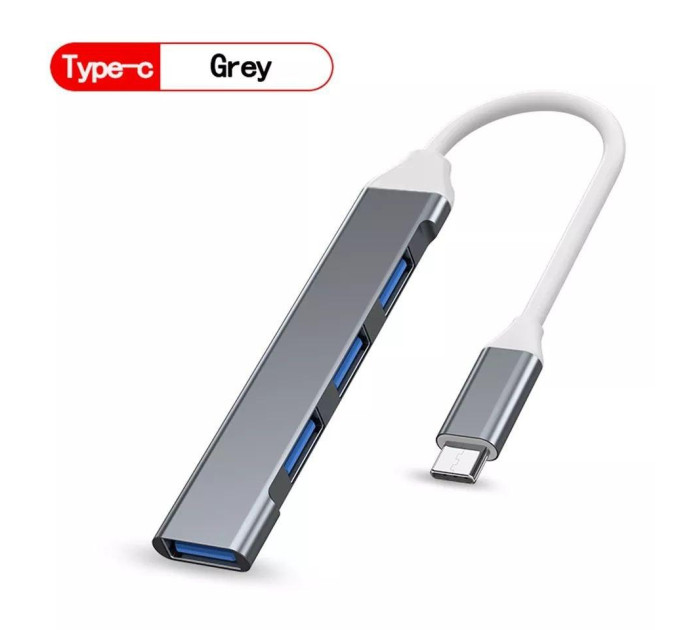 Type-c USB 3.0 хаб SmartGo 4 порти SmartGo