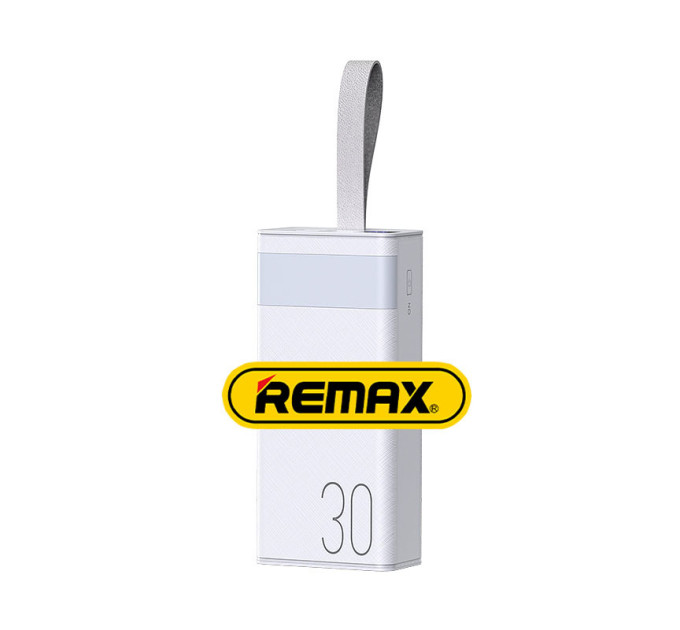 Powerbank 30000mAh 22.5W  Remax RPP-320  QC3.0 PD Швидка зарядка. Ліхтар