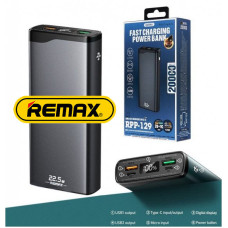 Powerbank 20000mAh 22.5W  Remax RPP-129  QC3.0 PD Быстрая зарядка  , Металлический корпус
