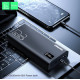 Powerbank 20000mAh Denmen DP13 (USB Output:5V/4.5A 5V/3A 9V/2A 12V/1.5A(max)) li-polymer Чорний метал