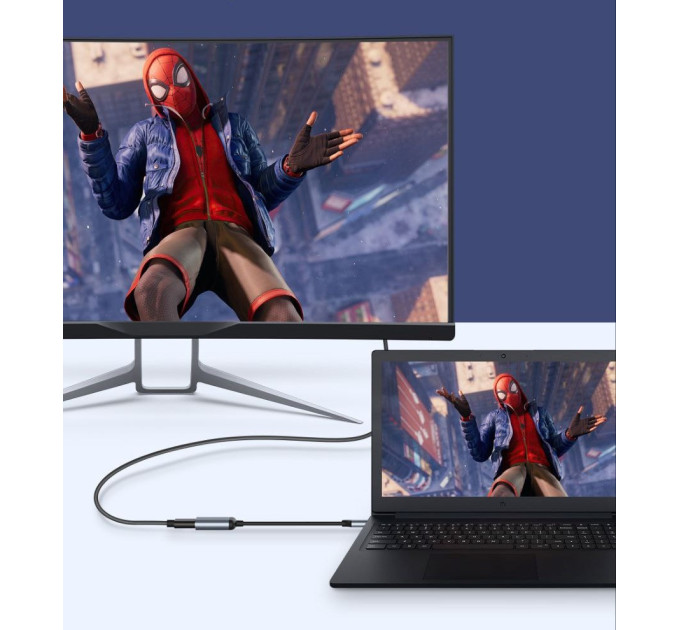 Адаптер перетворювач конвертер  Type-C - DisplayPort 4K 60 Hz SmartGo