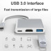 Адаптер преобразователь конвертер Type-C - HDMI USB Type-C 4K. Переходник Type-C - HDMI SmartGo Адаптер преобразователь конвертер Type-C - HDMI USB Type-C 4K. Переходник Type-C - HDMI SmartGo