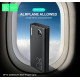Powerbank 20000mAh Denmen DP13 (USB Output:5V/4.5A 5V/3A 9V/2A 12V/1.5A(max)) li-polymer Чорний метал
