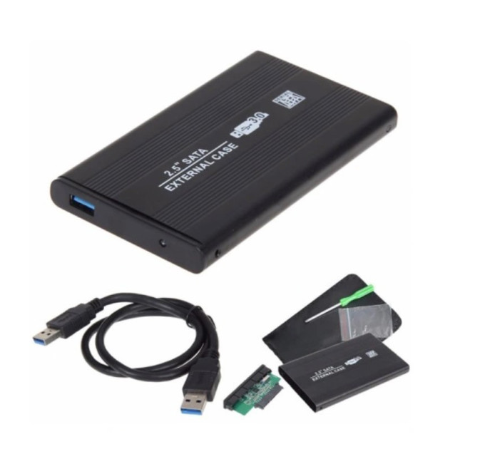 Зовнішня кишеня USB 3.0 SATA HDD/SSD 2,5““ Aluminum Case 