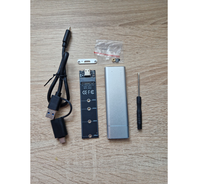 Зовнішня кишеня Type-C m.2 NVME SSD USB 3.0 M-Key NVMe-C01