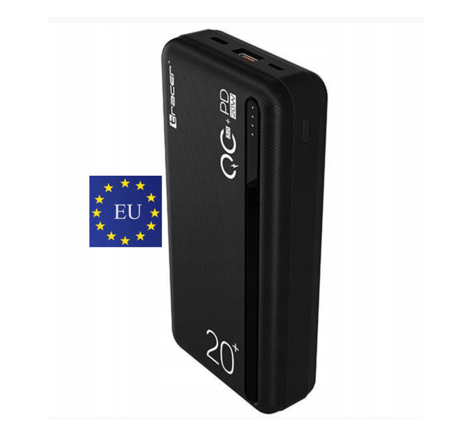 Powerbank 20000mAh 20W Tracer QC3.0 PD Швидка зарядка Powerbank 20000mAh 20W Tracer QC3.0 PD Швидка зарядка