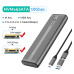 Внешний карман NVME NGFF m.2 SSD USB 3.0 + Type-C PHIXERO PXPWEM2-G2-GY-BP