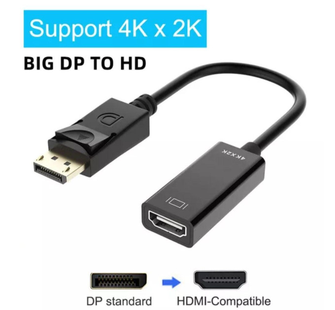 Адаптер конвертер Display Port  - HDMI SmartGo