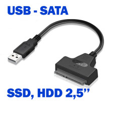 Переходник SATA USB 2.0 для жесткого диска HDD SSD 2.5““ SmartGo
