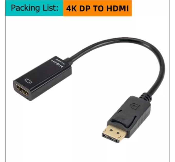 Адаптер перетворювач конвертер Diplay Port - HDMI SmartGo