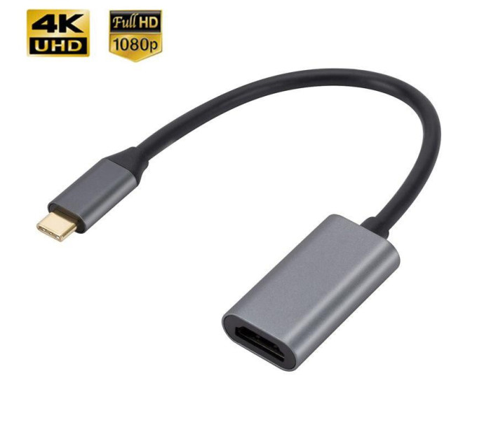 Адаптер конвертер Type-C to HDMI 4К SmartGO Адаптер конвертер Type-C to HDMI 4К SmartGO