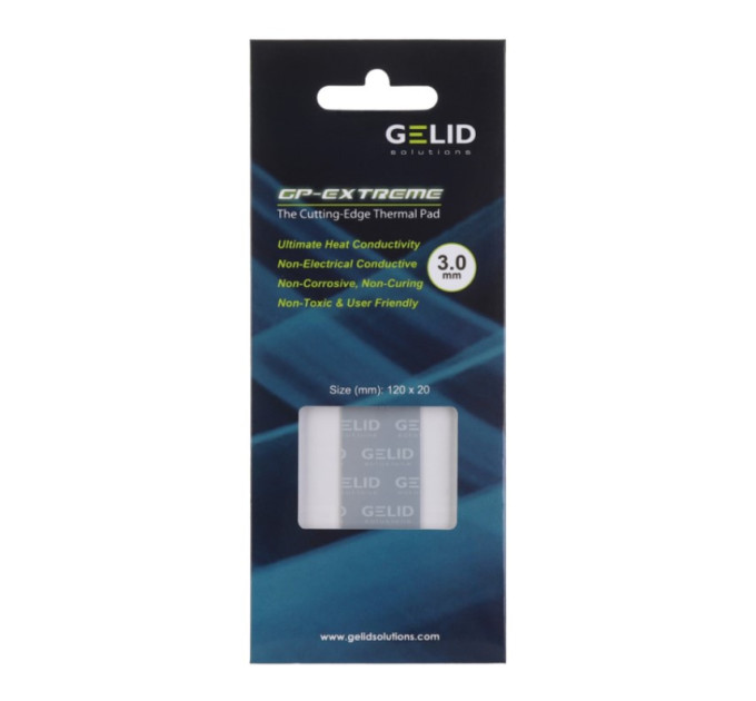 Термопрокладка GELID GP-Extreme 120*20*3 мм 12,8 Вт/мК TP-GP05-E