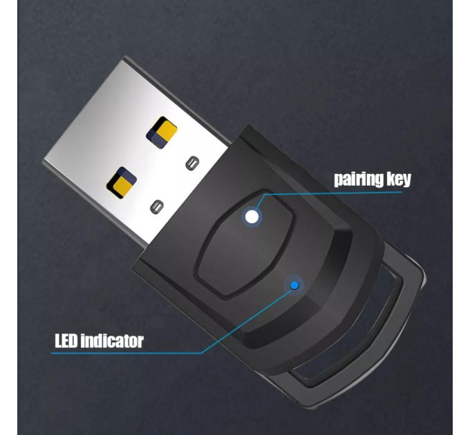 Bluetooth адаптер  Sony PS5 PS4 BT 5.0 dongle підключення навушників SmartGo