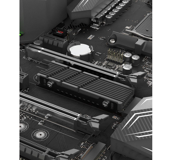 Радіатор охолодження SSD M.2  2280 + термопрокладки Jeyi iCold-2 Silver
