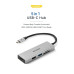 USB 3.0 хаб + кардридер + конвертер HDMI 4K Essager. Переходник Type-C - HDMI USB 3.0 хаб + кардридер + конвертер HDMI 4K Essager. Переходник Type-C - HDMI
