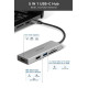 USB 3.0 хаб + кардрідер + конвертер HDMI 4K Essager. Перехідник Type-C - HDMI
