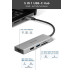 USB 3.0 хаб + кардридер + конвертер HDMI 4K Essager 5 в 1. Переходник Type-C - HDMI USB 3.0 хаб + кардридер + конвертер HDMI 4K Essager 5 в 1. Переходник Type-C - HDMI