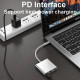 Адаптер преобразователь конвертер Type-C - HDMI USB Type-C 4K. Перехідник Type-C - HDMI