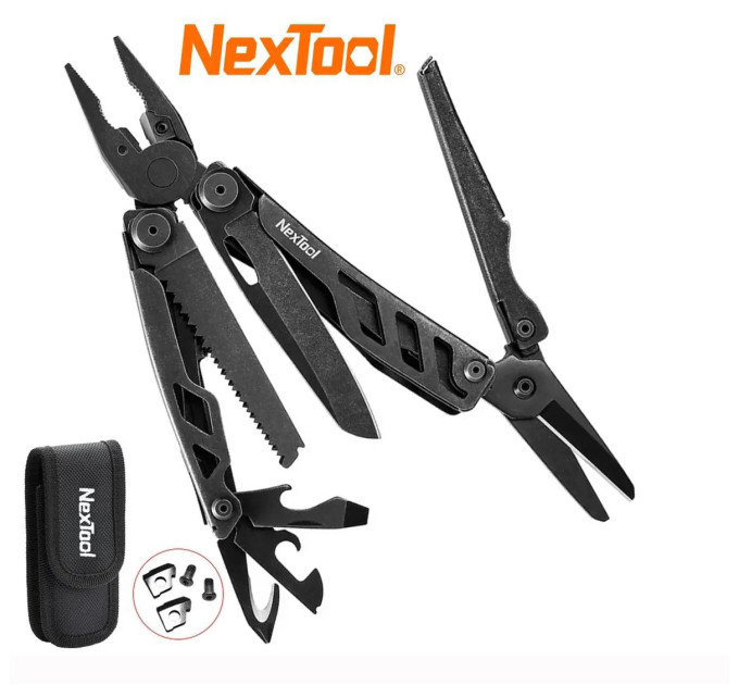 Мультитул Xiaomi Nextool Flagship Pro 16в1 NE20240 з фіксаторами та міцним чехлом