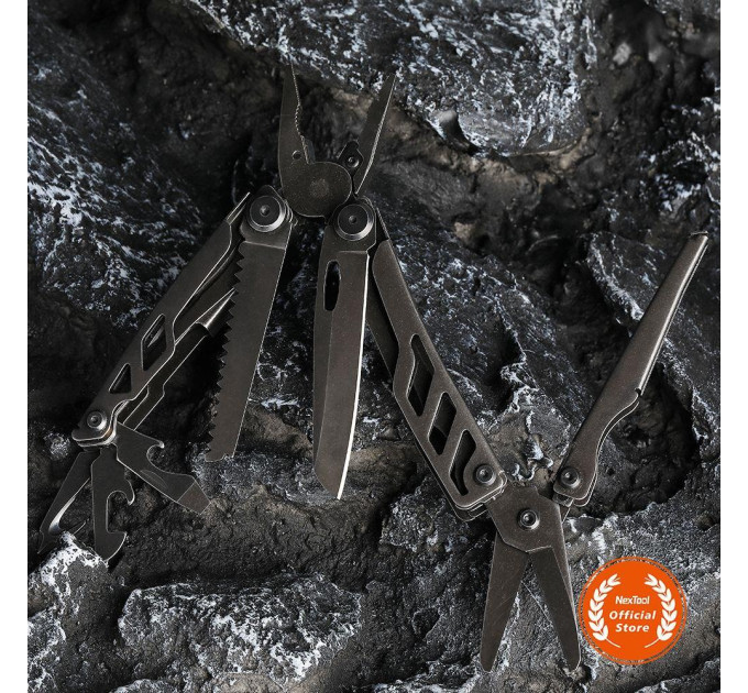 Мультитул Xiaomi Nextool Flagship Pro 16в1 NE20240 з фіксаторами та міцним чехлом