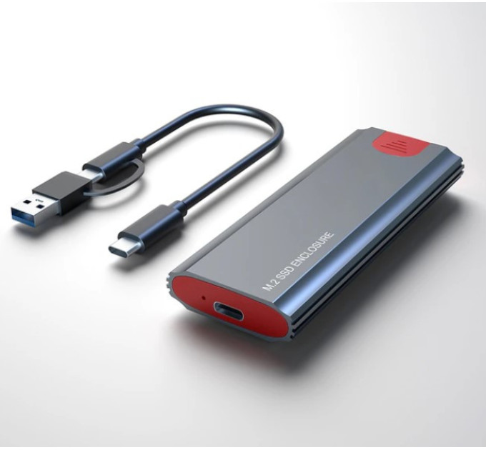 Зовнішня кишеня m.2 nvme SSD USB 3.0 + Type-C SmartGo Зовнішня кишеня m.2 nvme SSD USB 3.0 + Type-C SmartGo