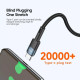 Кабель  Type-c - Type-c 100W Essager PD QC4.0 FCP AFC - 2 m Black