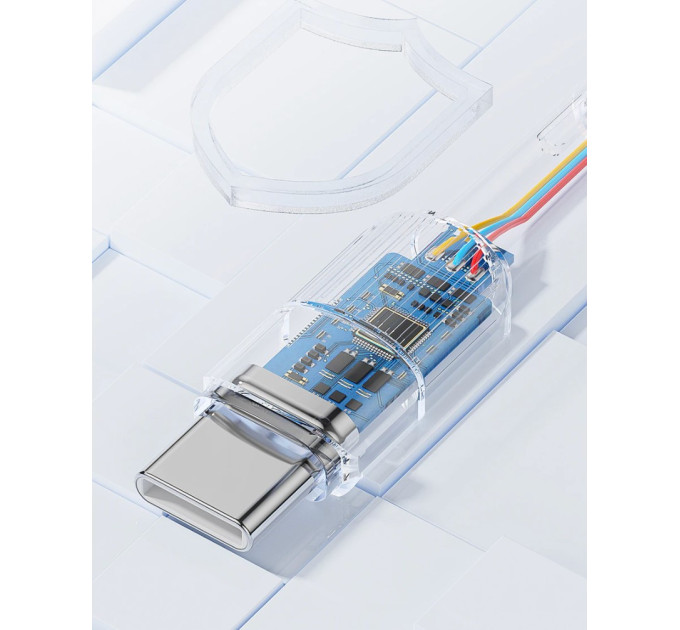 Кабель  Type-c - Type-c 100W Essager PD QC4.0 FCP AFC - 2 m Black
