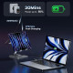 Мережевий зарядний пристрій Asometech 100W GAN (2xType-C + USB-A) Display
