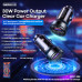 Автомобильное зарядное устройство 30W REMAX Walking Series PD+QC Cyberpunk Fast Car Charger RCC338 1C1A Автомобильное зарядное устройство 30W REMAX Walking Series PD+QC Cyberpunk Fast Car Charger RCC338 1C1A