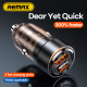 Автомобільний зарядний пристрій 75W REMAX Walking Series PD+QC 1C+1A Fast Car Charger RCC360