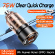 Автомобільний зарядний пристрій 75W REMAX Walking Series PD+QC 1C+1A Fast Car Charger RCC360